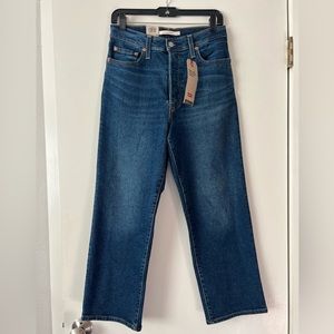 Levi’s Ribcage Straight Ankle, dark wash, 29